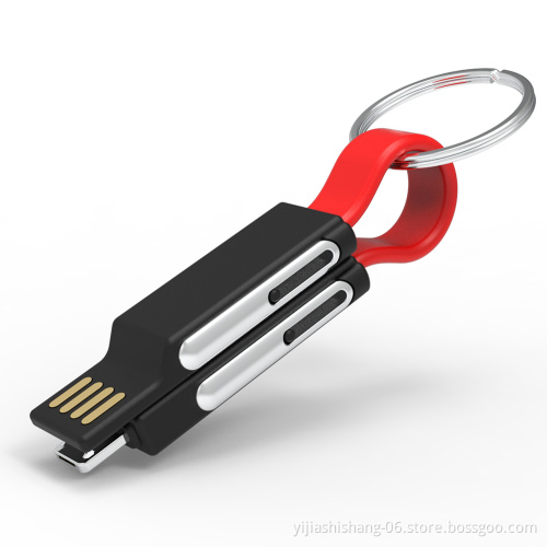 Charge all devices with one cable 5A Current Type C USB Cable with Fast Charging 4in1 OTG Keychain Cables